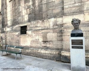 August Strindberg bust in Paris
