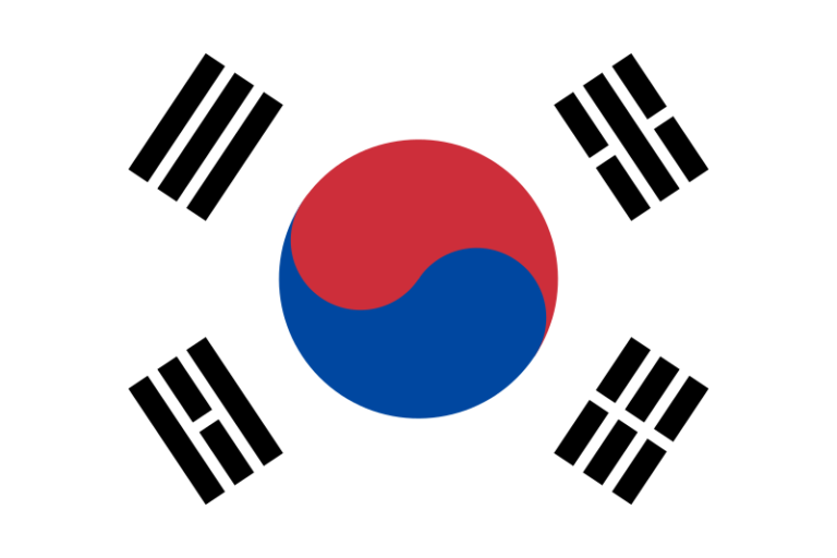 Syd-Koreas flagga