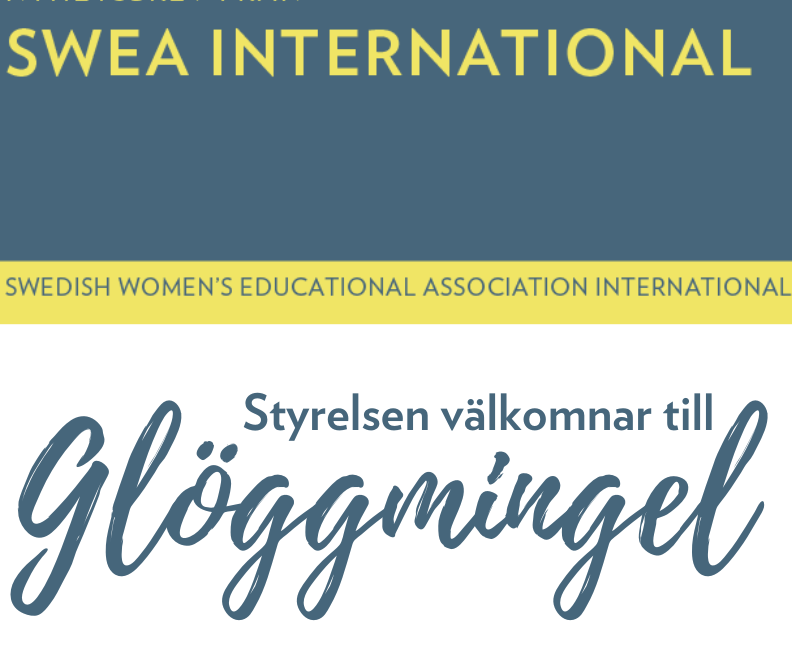 SWEA Internationals styrelse välkomnar alla Sweor till glöggmingel!