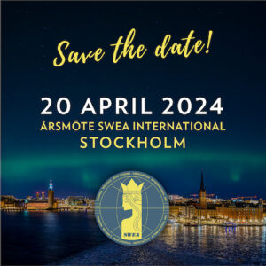 Save the date! 20 April 2024, årsmöte SWEA International, Stockholm