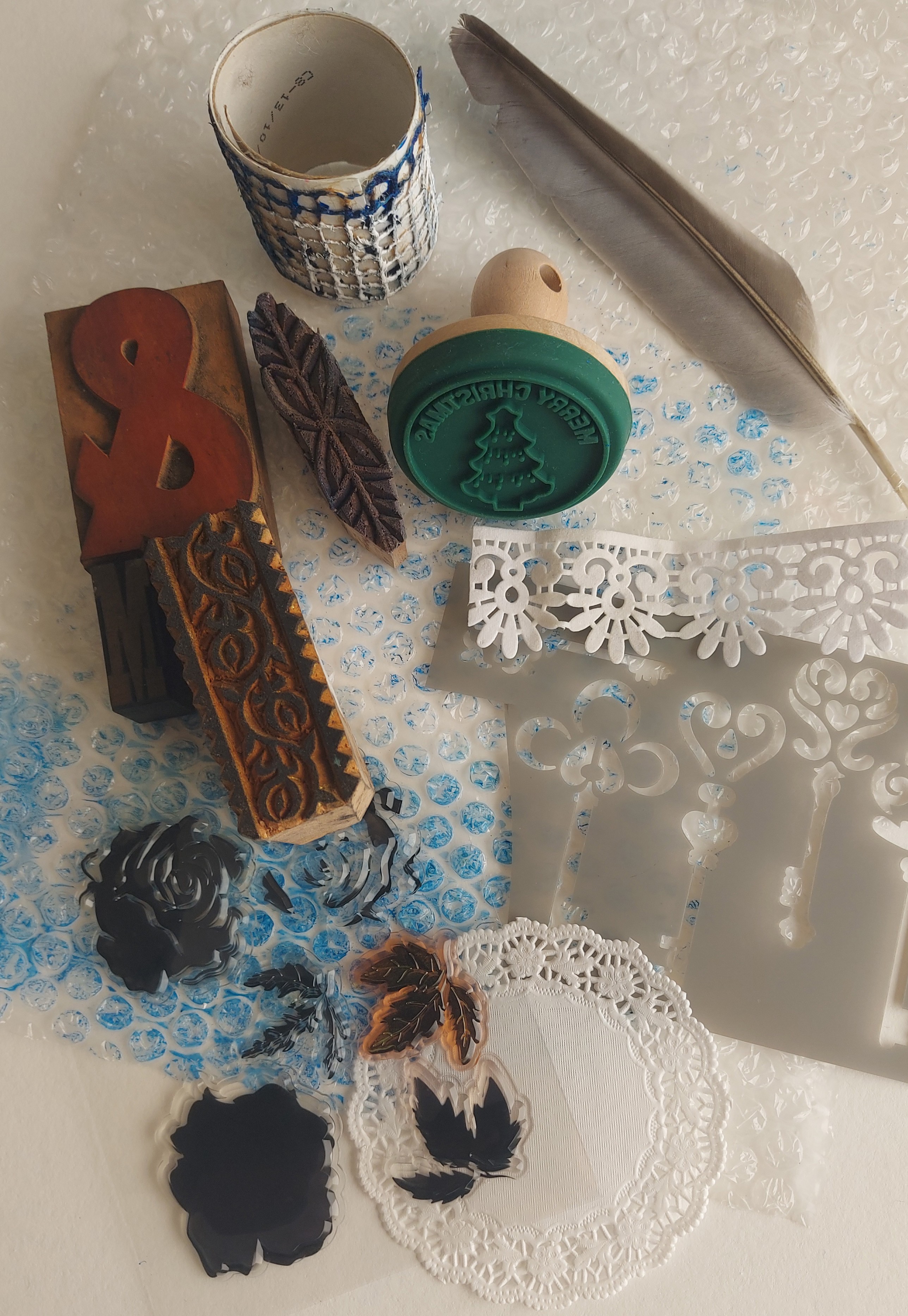 Monoprint – grafiska tryck med enkla medel och spännande resultat!