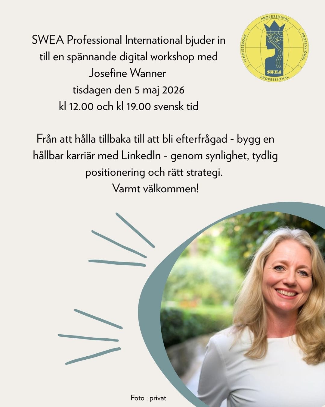 Bygg en hållbar karriär med LinkedIn - SWEA International